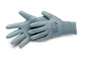 Handschuhe Nylon PU-beschichtet grau  4266.