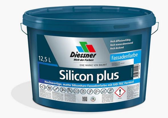 Diessner Silicon plus Fassadenfarbe        12,5LTR