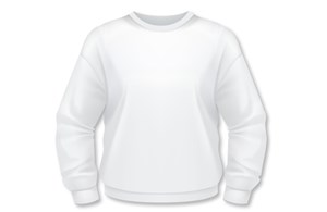 Maler Sweatshirt weiß 