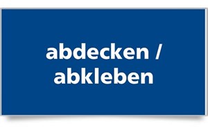 abdecken / abkleben
