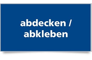 abdecken / abkleben