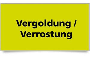 Vergoldung / Verrostung