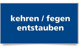 kehren / fegen / entstauben