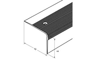 Winkelprofil Alu   60x44mm  